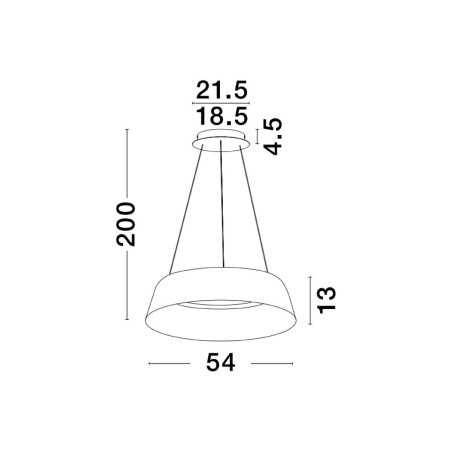 biała wyszukana lampa wisząca - nowoczesna ledowa Luces Exclusivas CANCUN LE42803