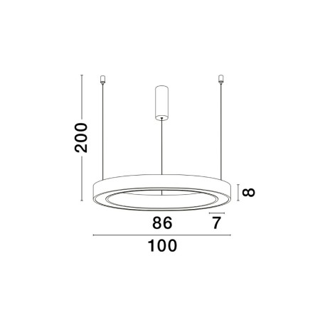 niezwykła lampa wisząca Luces Exclusivas SONORA LE42815