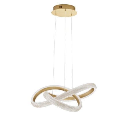 złota wspaniała lampa wisząca - nowoczesna ledowa Luces Exclusivas AMECA LE42816