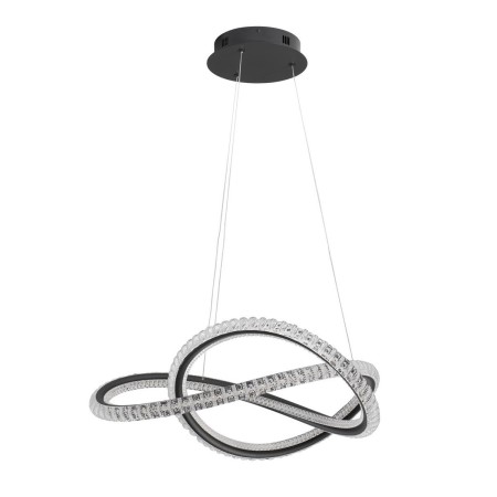 czarna designerska lampa wisząca - nowoczesna ledowa Luces Exclusivas TEPIC LE42820