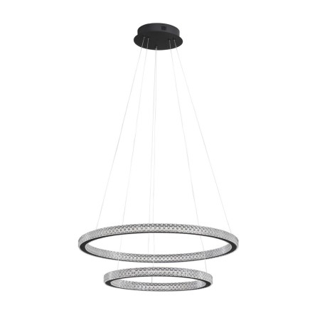 czarna wyszukana lampa wisząca - nowoczesna ledowa Luces Exclusivas TEPIC LE42821