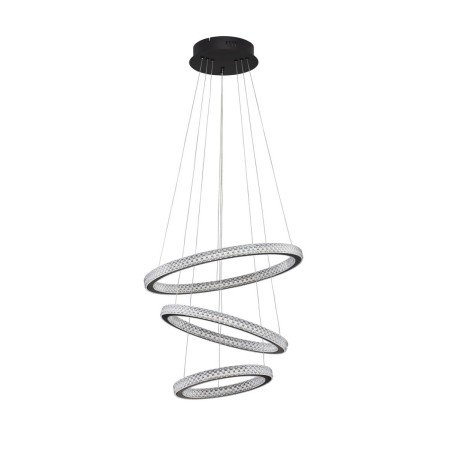 czarna ekskluzywna lampa wisząca - nowoczesna ledowa Luces Exclusivas TEPIC LE42822