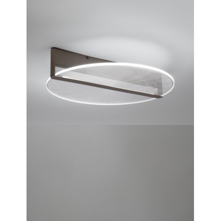 brązowa modna lampa sufitowa - nowoczesna ledowa Luces Exclusivas TONALA LE42823