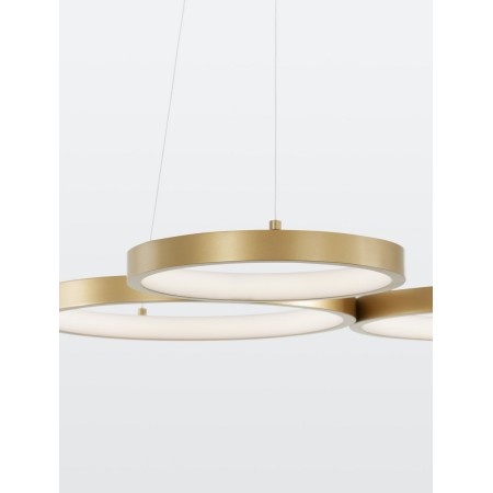 złota unikatowa lampa wisząca - nowoczesna ledowa Luces Exclusivas GARCIA LE42826