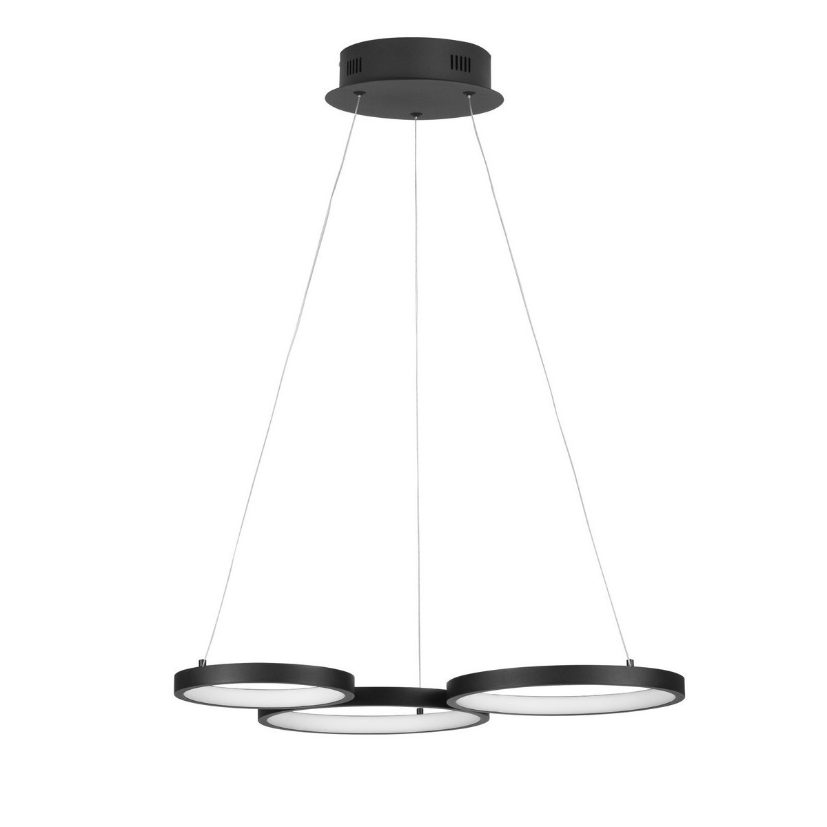 czarna dekoracyjna lampa wisząca - nowoczesna ledowa Luces Exclusivas GARCIA LE42827
