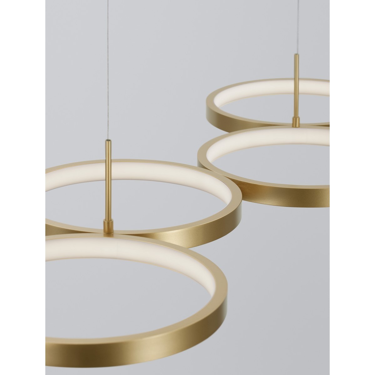 złota elegancka lampa wisząca - nowoczesna ledowa Luces Exclusivas GARCIA LE42828