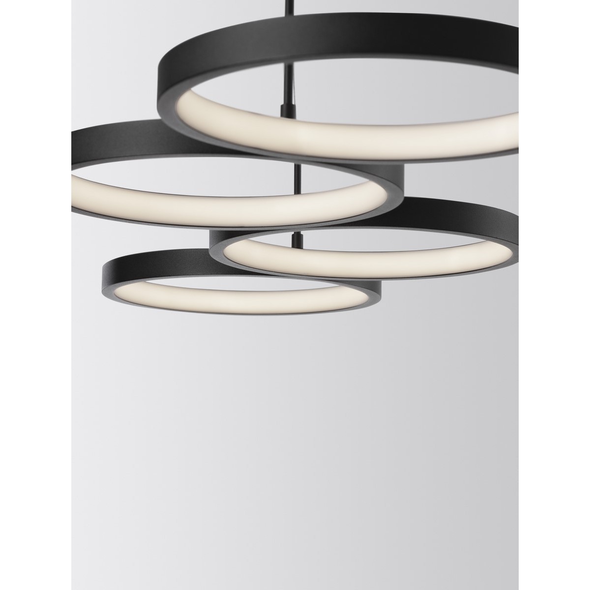 czarna designerska lampa wisząca - nowoczesna ledowa Luces Exclusivas GARCIA LE42829