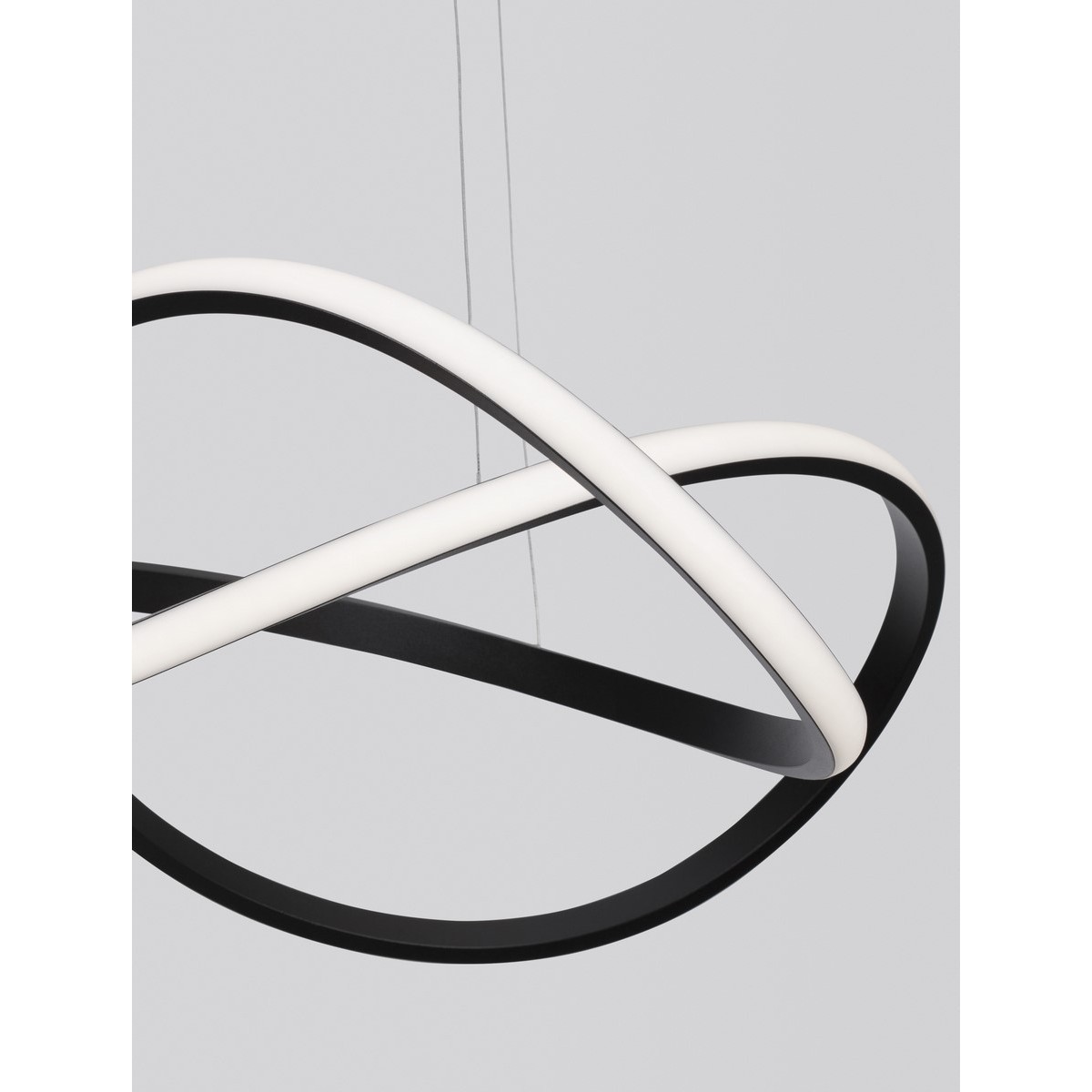 czarna unikatowa lampa wisząca - nowoczesna ledowa Luces Exclusivas CHIAPAS LE42835