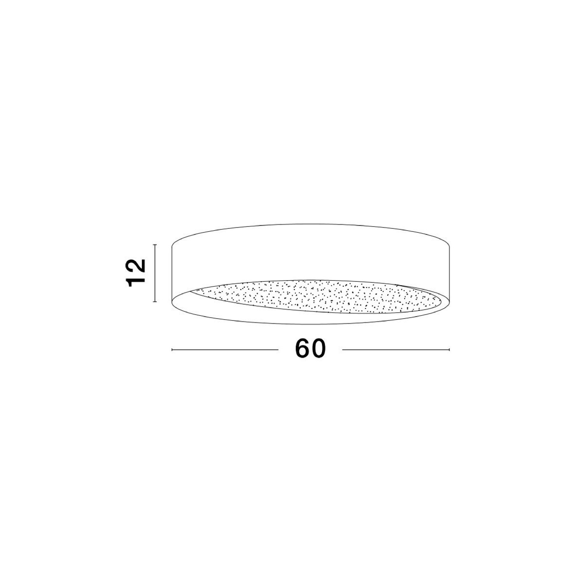 biała nowoczesna lampa sufitowa - nowoczesna ledowa Luces Exclusivas MUZQUIZ LE42842