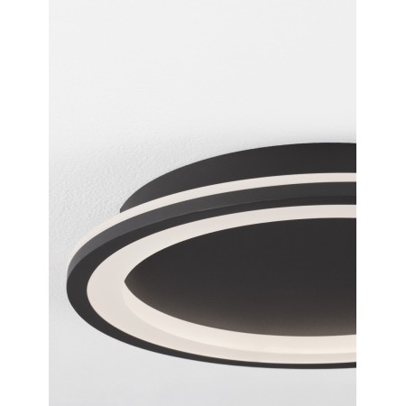 czarna unikatowa lampa sufitowa - nowoczesna ledowa Luces Exclusivas SABINAS LE42844