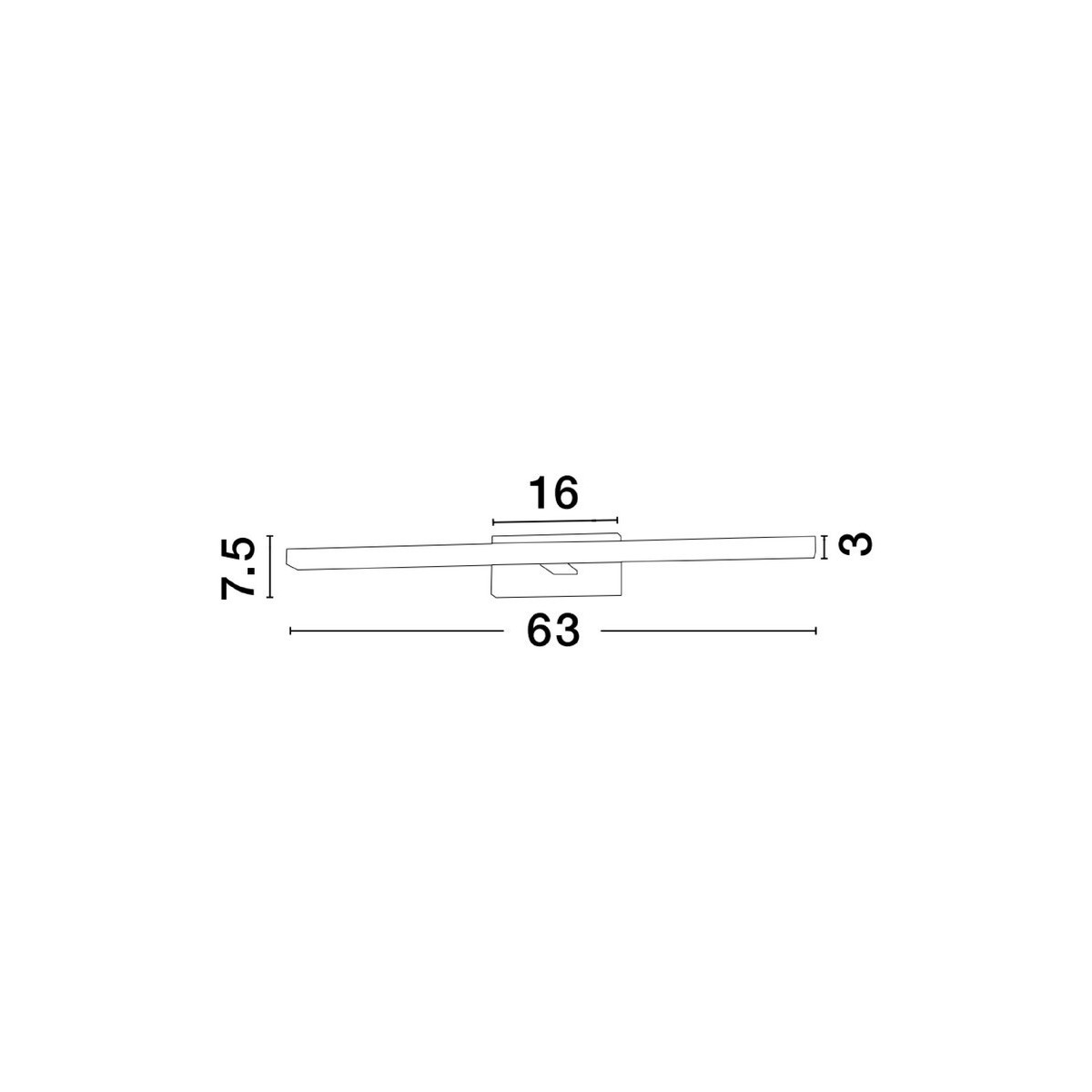 biała unikatowa lampa ścienna - nowoczesna Luces Exclusivas ARANDAS LE42871