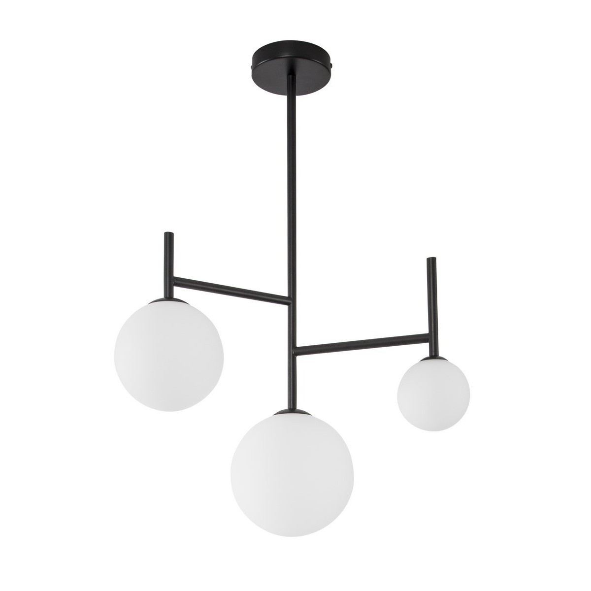 czarna modna lampa sufitowa - nowoczesna Luces Exclusivas URUAPAN LE42884