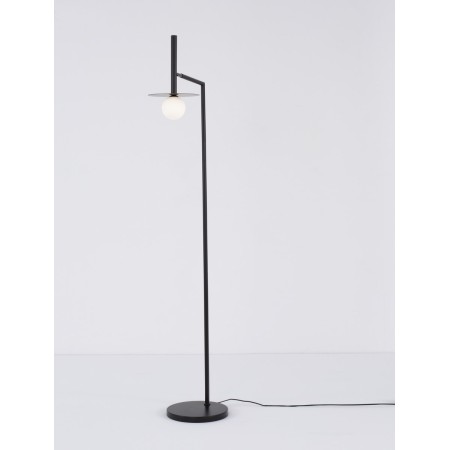 czarna elegancka lampa stojąca - podłogowa  Luces Exclusivas MORELOS LE42889
