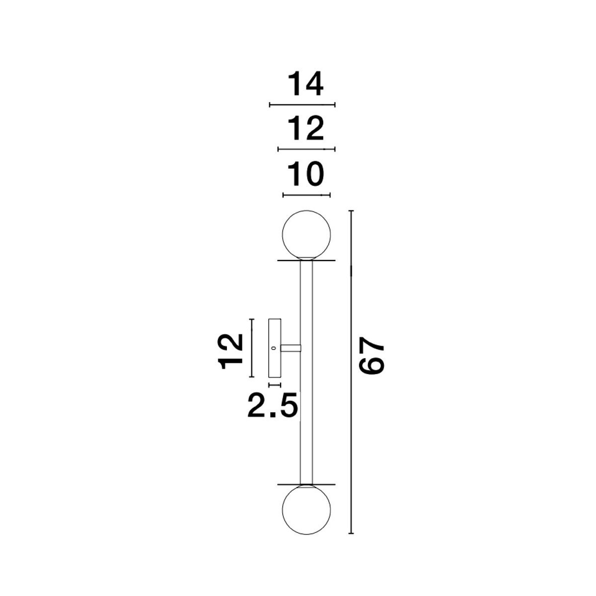 złota nowoczesna lampa ścienna - nowoczesna Luces Exclusivas MORELOS LE42894