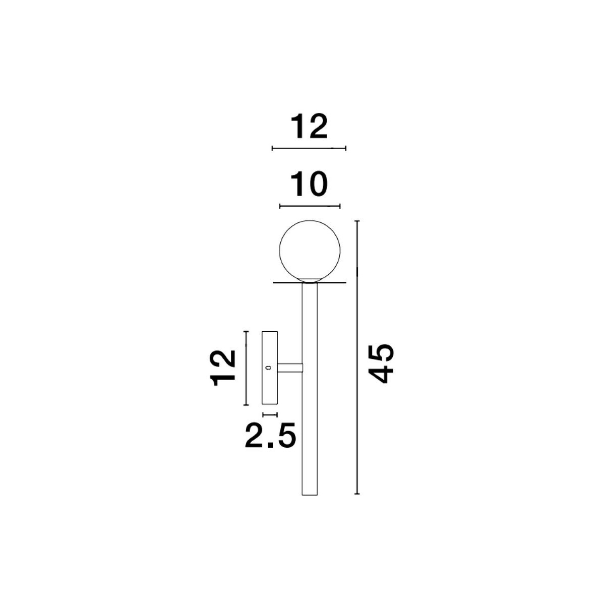 złota unikatowa lampa ścienna - nowoczesna Luces Exclusivas MORELOS LE42896