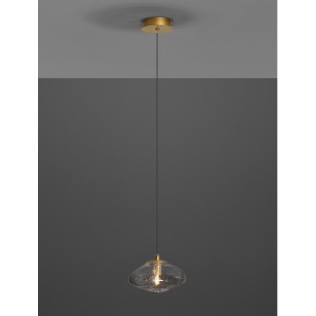 złota dekoracyjna lampa wisząca - nowoczesna  Luces Exclusivas NAYARIT LE42897
