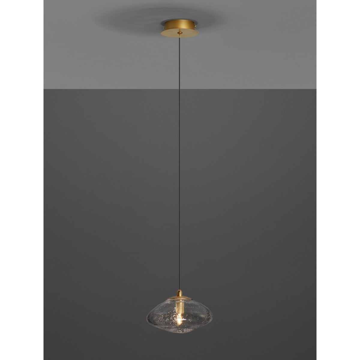 złota dekoracyjna lampa wisząca - nowoczesna  Luces Exclusivas NAYARIT LE42897