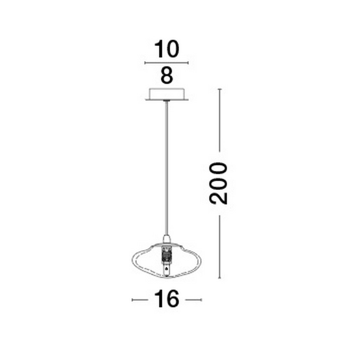złota dekoracyjna lampa wisząca - nowoczesna  Luces Exclusivas NAYARIT LE42897