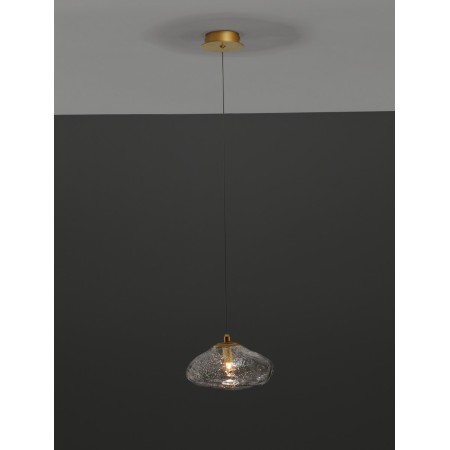 złota elegancka lampa wisząca - nowoczesna  Luces Exclusivas NAYARIT LE42898