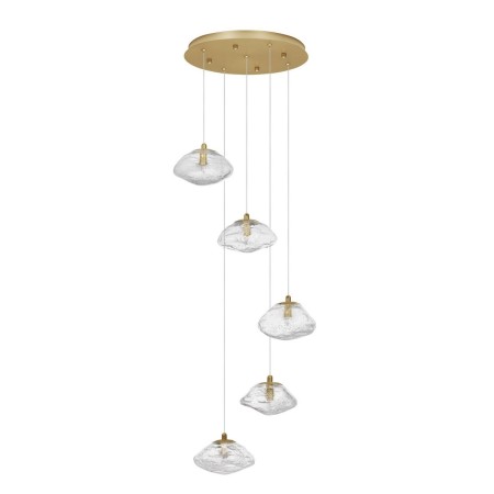 złota ekskluzywna lampa wisząca - nowoczesna  Luces Exclusivas NAYARIT LE42901