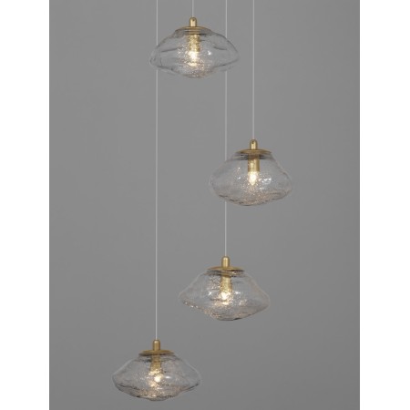 złota ekskluzywna lampa wisząca - nowoczesna  Luces Exclusivas NAYARIT LE42901