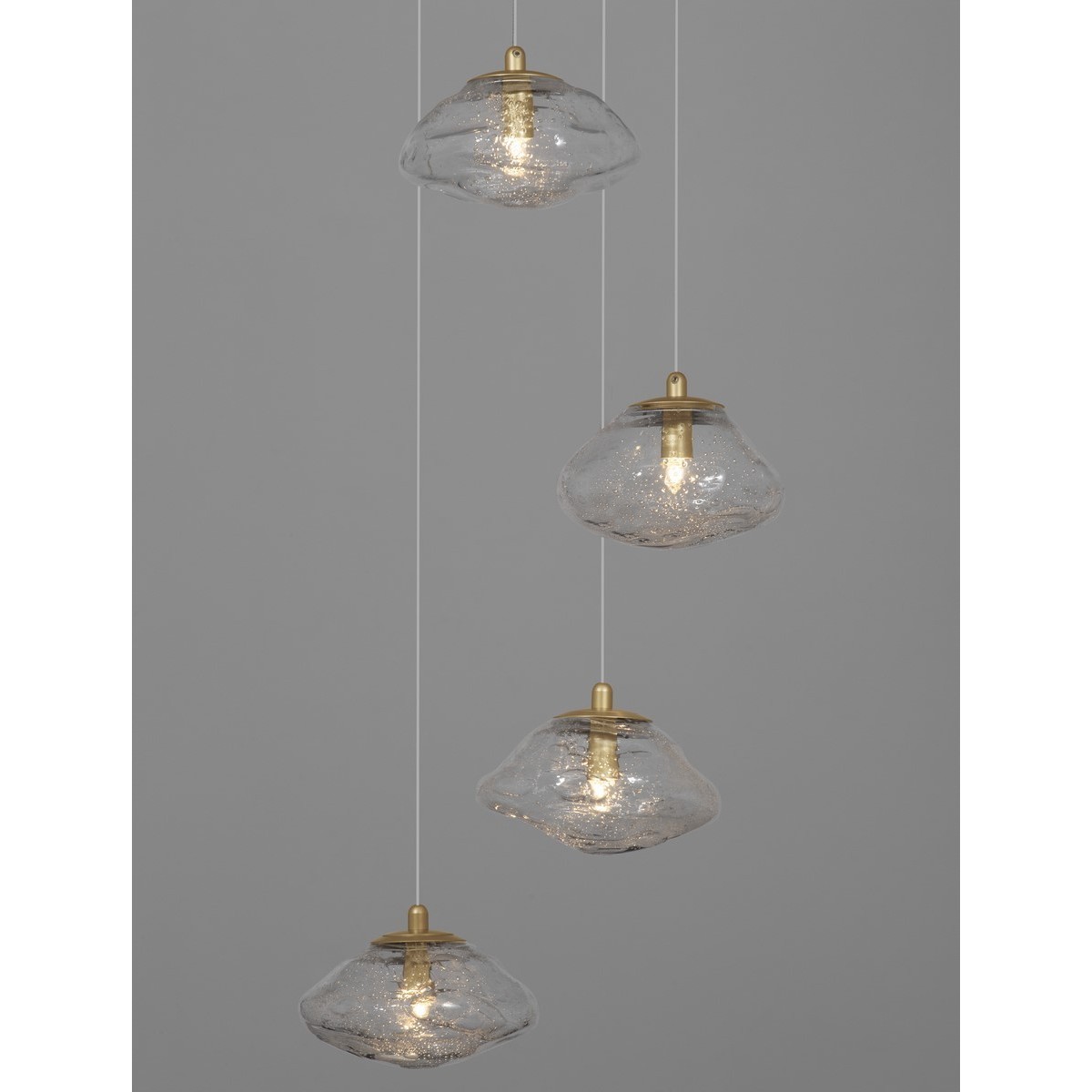 złota ekskluzywna lampa wisząca - nowoczesna  Luces Exclusivas NAYARIT LE42901