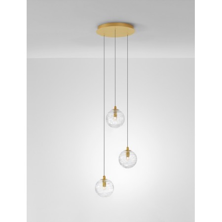 złota wspaniała lampa wisząca - nowoczesna  Luces Exclusivas CABRAL LE42904