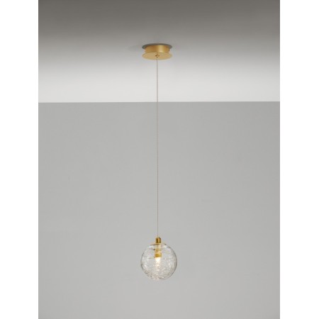 złota dekoracyjna lampa wisząca - nowoczesna  Luces Exclusivas CABRAL LE42906