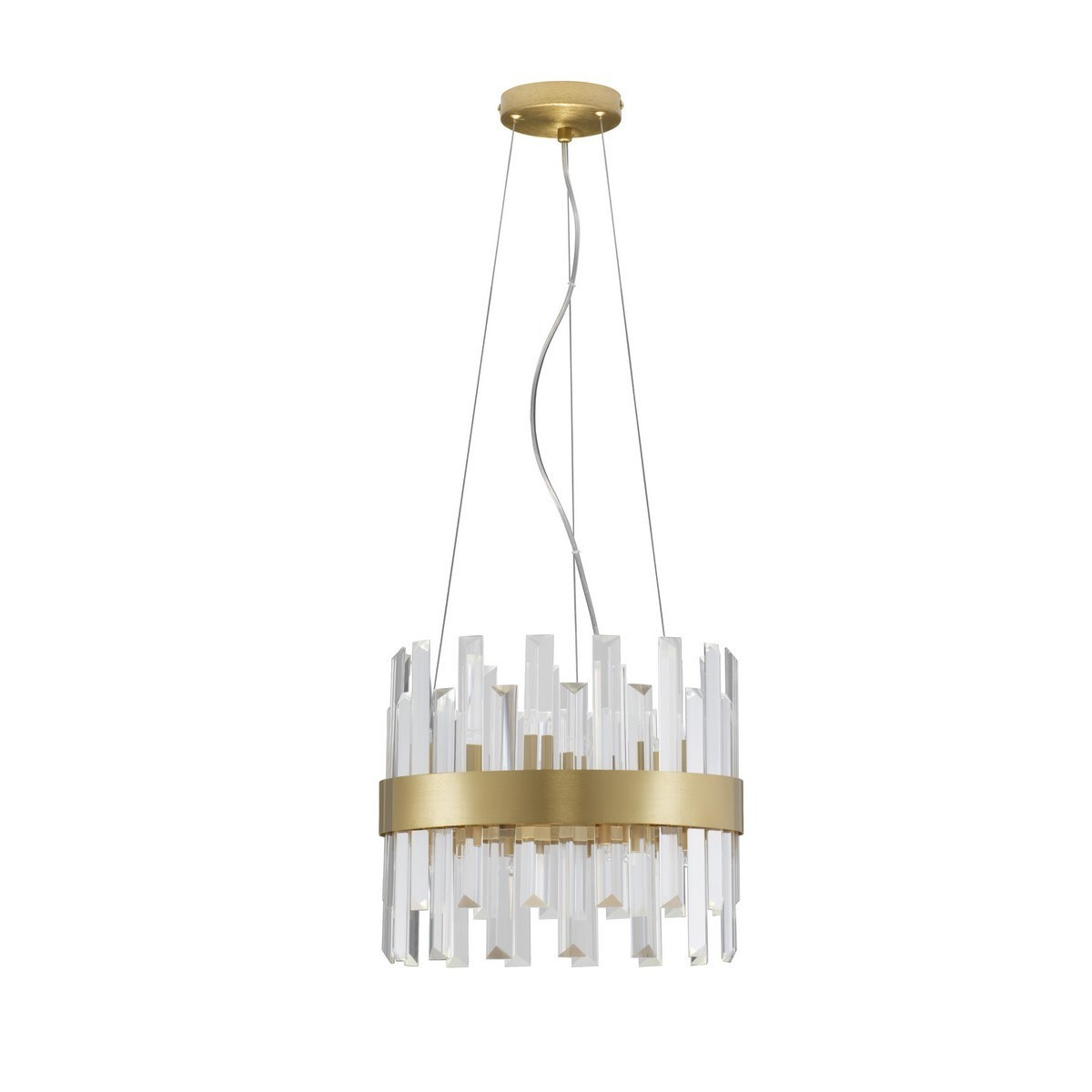 złota elegancka lampa wisząca - nowoczesna  Luces Exclusivas CHOLULA LE42907