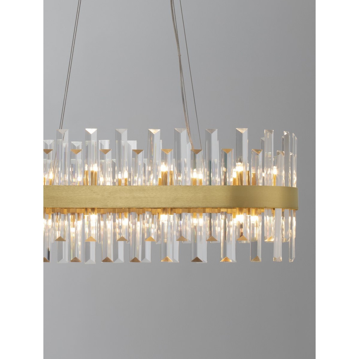 złota wyszukana lampa wisząca - nowoczesna  Luces Exclusivas CHOLULA LE42909