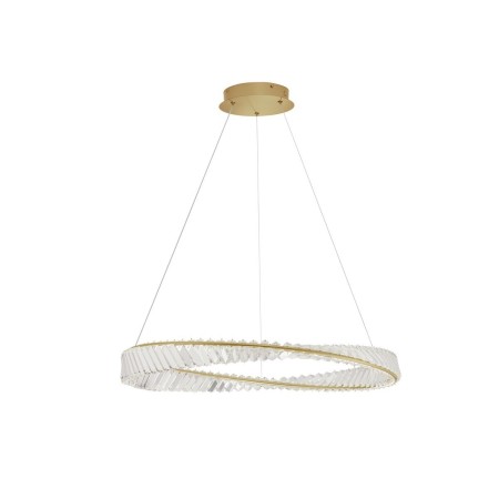 złota wspaniała lampa wisząca - nowoczesna ledowa Luces Exclusivas BAUTA LE42913