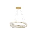 złota unikatowa lampa wisząca - nowoczesna ledowa Luces Exclusivas BAUTA LE42914