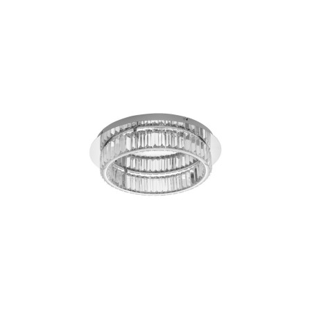 srebrna wyszukana lampa sufitowa - nowoczesna ledowa Luces Exclusivas BAUTA LE42918