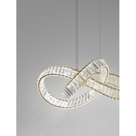 złota wspaniała lampa wisząca - nowoczesna ledowa Luces Exclusivas SINALOA LE42922