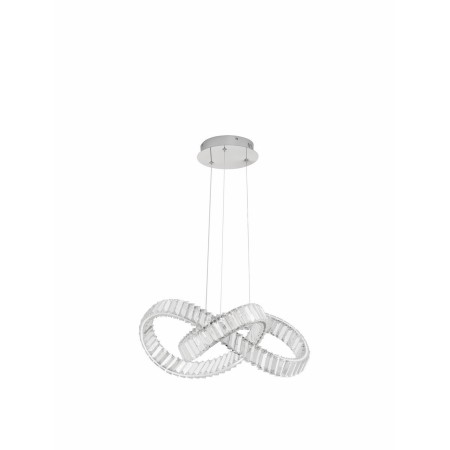 srebrna unikatowa lampa wisząca - nowoczesna ledowa Luces Exclusivas SINALOA LE42923