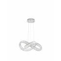 srebrna unikatowa lampa wisząca - nowoczesna ledowa Luces Exclusivas SINALOA LE42923