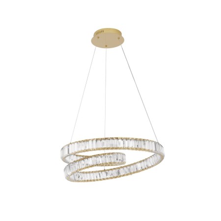 złota elegancka lampa wisząca - nowoczesna ledowa Luces Exclusivas SINALOA LE42925