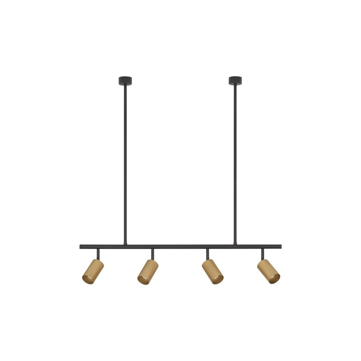 czarna wyszukana lampa wisząca - nowoczesna  Luces Exclusivas CAYES LE42927