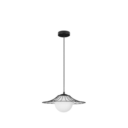 czarna wspaniała lampa wisząca - nowoczesna  Luces Exclusivas NAVOJOA LE42931