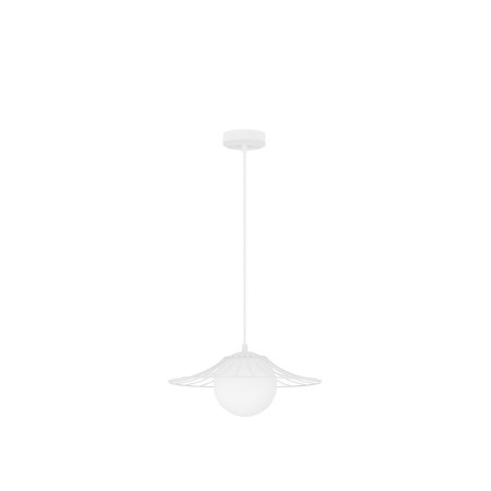 biała unikatowa lampa wisząca - nowoczesna  Luces Exclusivas NAVOJOA LE42932