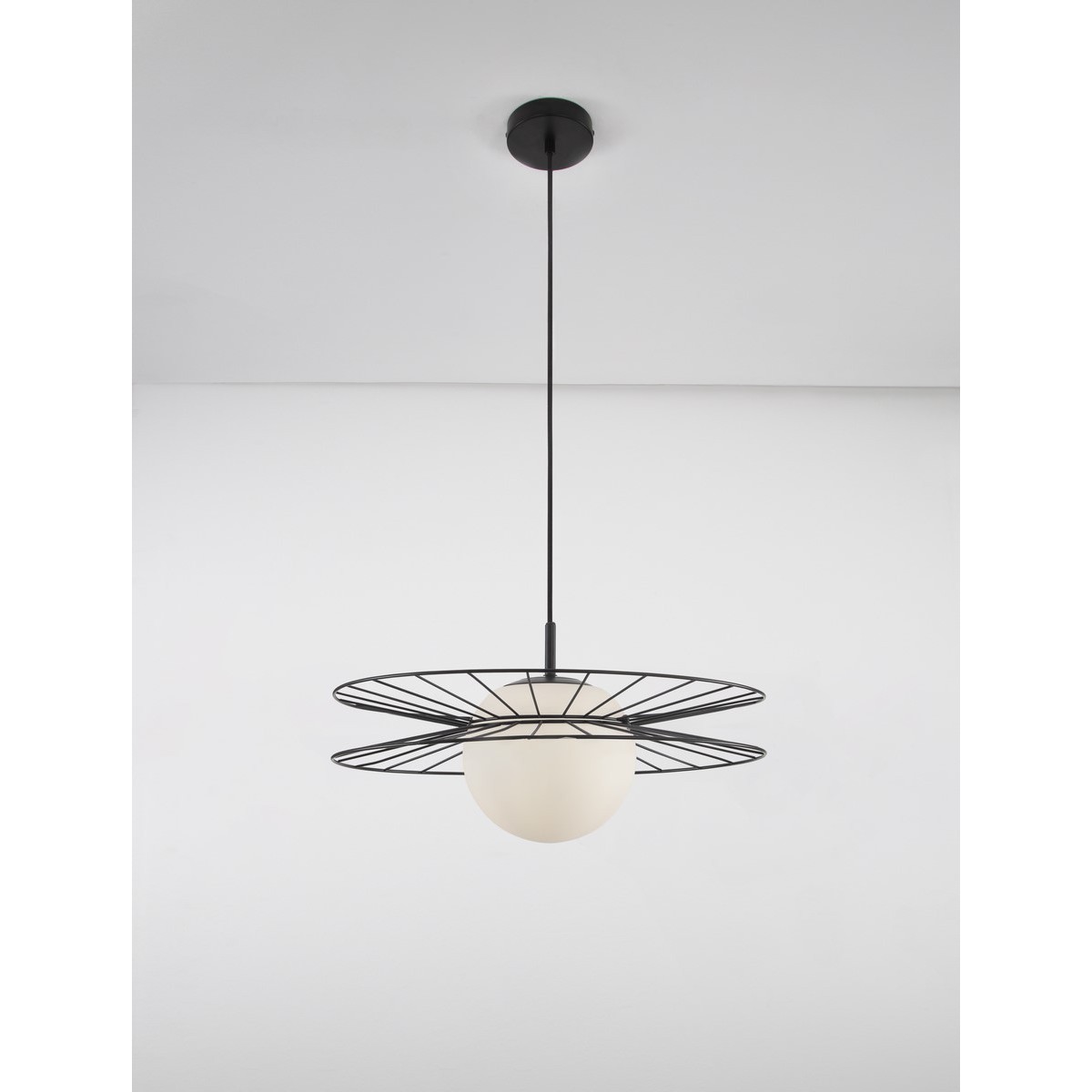 czarna nowoczesna lampa wisząca - nowoczesna  Luces Exclusivas MORELOS LE42939