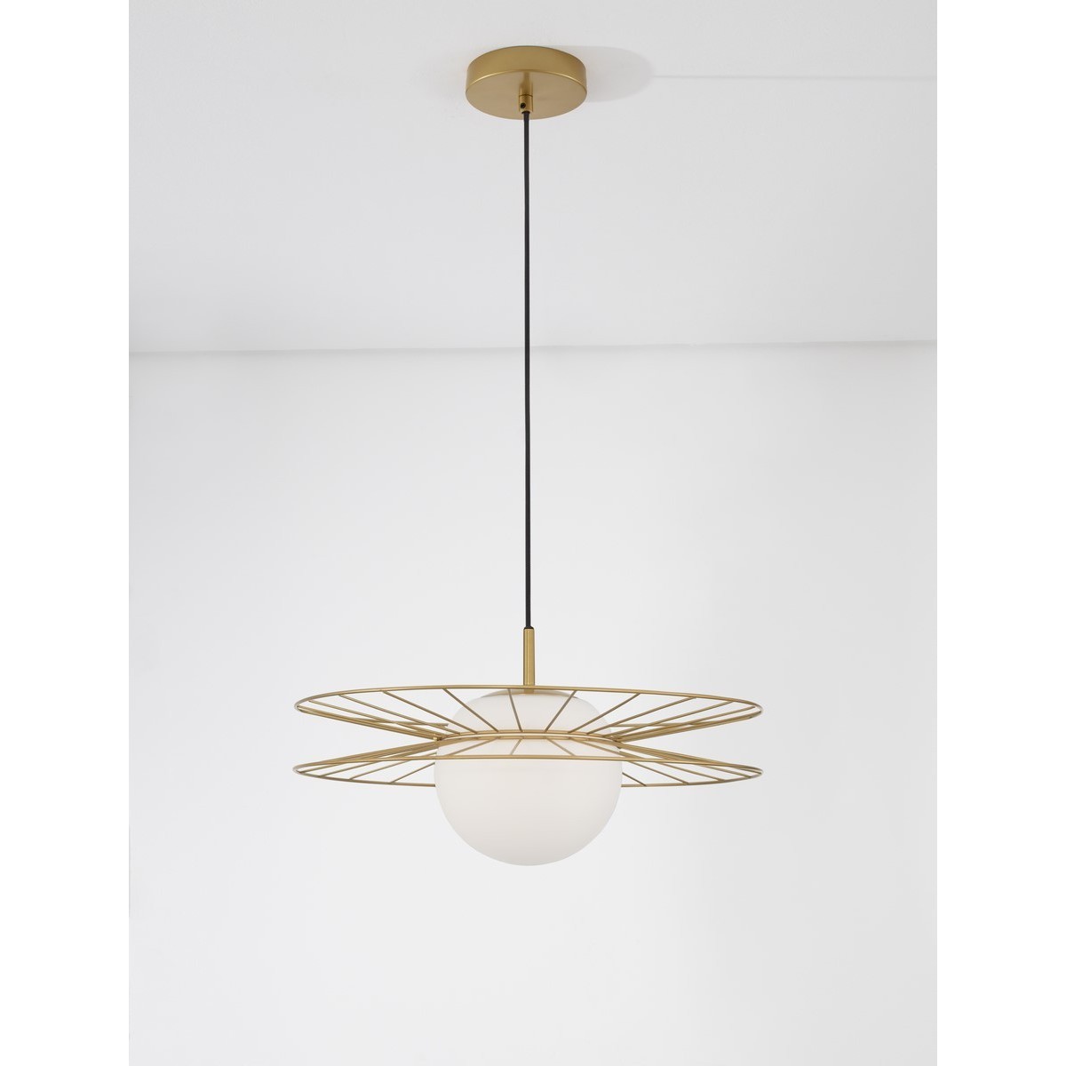 złota wspaniała lampa wisząca - nowoczesna  Luces Exclusivas MORELOS LE42940