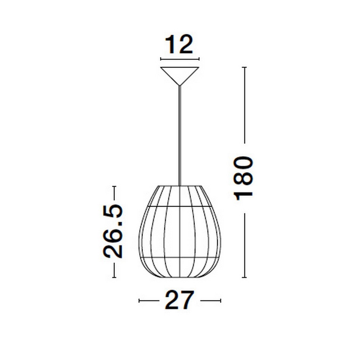inna unikatowa lampa wisząca - nowoczesna  Luces Exclusivas REYNOSA LE42950