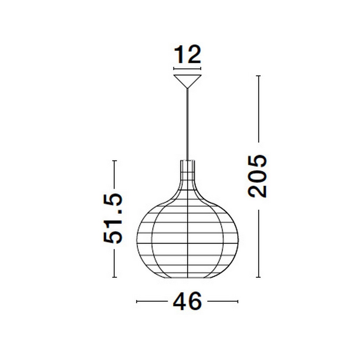inna dekoracyjna lampa wisząca - nowoczesna  Luces Exclusivas PARANA LE42951