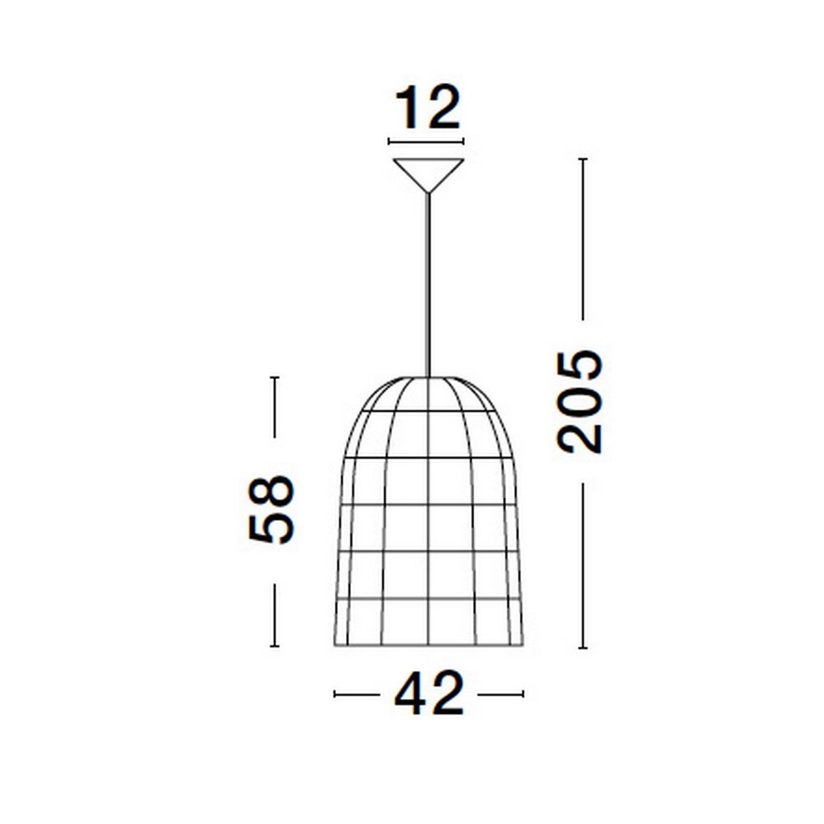 inna elegancka lampa wisząca - nowoczesna  Luces Exclusivas PARANA LE42952
