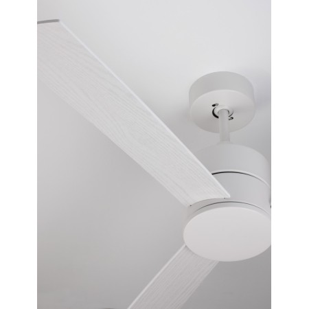 biała elegancka lampa techniczna - wantylatory Luces Exclusivas APIZACO LE42961