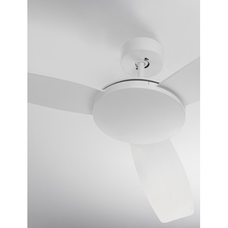 biała wyszukana lampa techniczna - wantylatory Luces Exclusivas ORIZABA LE42963