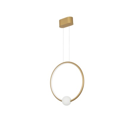 złota modna lampa wisząca - nowoczesna ledowa Luces Exclusivas FRIA LE42965
