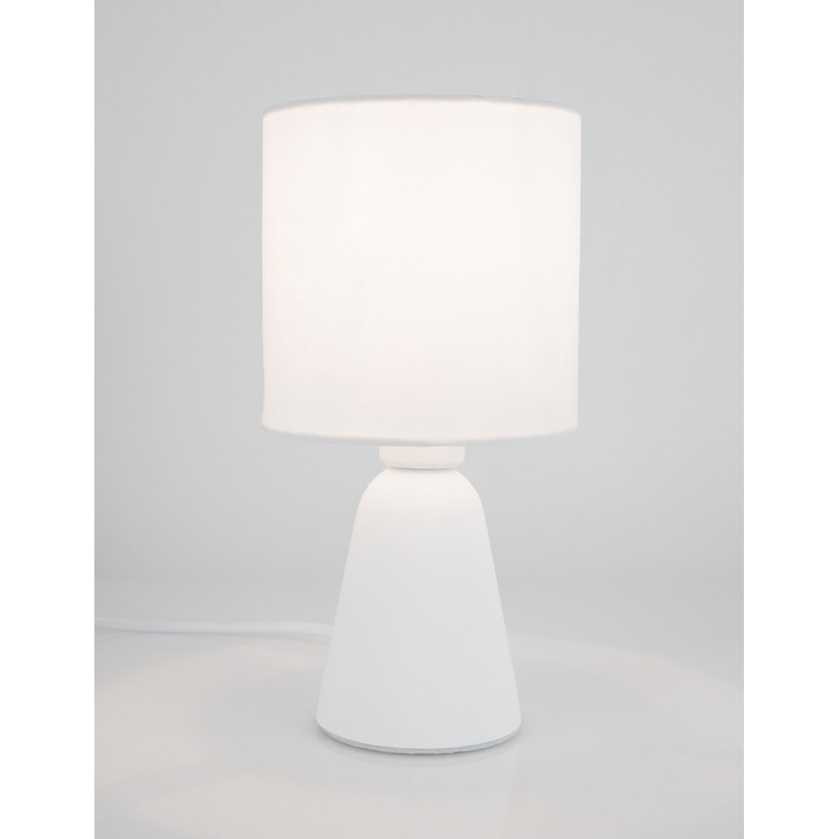 biała unikatowa lampa stojąca - stołowa  Luces Exclusivas IBAGUE LE42968