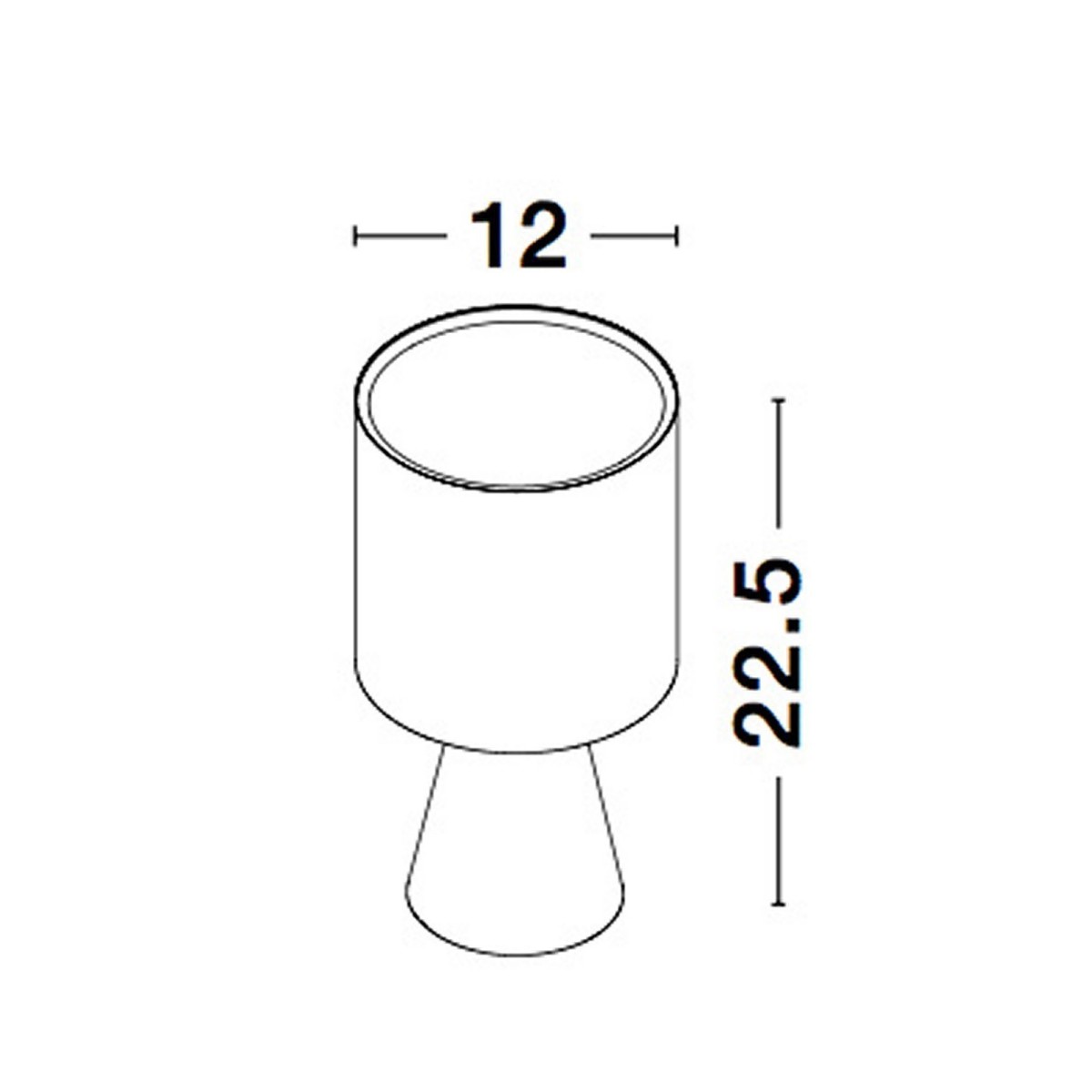 biała unikatowa lampa stojąca - stołowa  Luces Exclusivas IBAGUE LE42968
